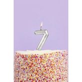 Le Mabelle Gümüş 7 Rakamı Mum
