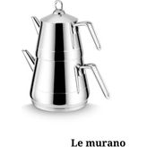 Le Murano Bergamot Orta Boy Çaydanlık - Gümüş - 1