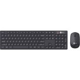 Lecoo KM2001 Siyah Kablosuz Klavye ve Mouse Set