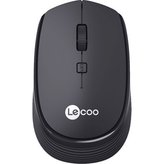 Lecoo WS202 Siyah Ergonomik Optik Kablosuz Mouse