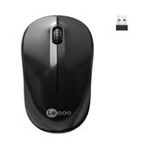Lecoo WS206 Siyah Ergonomik Optik Kablosuz Mouse