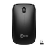 Lecoo WS208 Siyah Ergonomik Optik Kablosuz Mouse