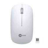 Lecoo WS214 Beyaz Sessiz Ergonomik Optik Kablosuz Mouse