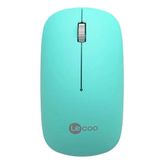 Lecoo WS214 Turkuaz Sessiz Ergonomik Optik Kablosuz Mouse