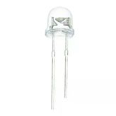 Led 4.8mm Mantar Mavi Şeffaf