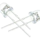 Led 4.8mm Mantar Turuncu Şeffaf (100 Adet)