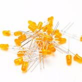 Led 5mm Turuncu Difused (100 Adet)