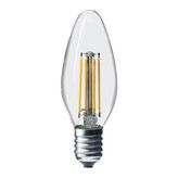 LED Ampul Rustik Flemanlı Mum 4W E14 6500K Ack - Beyaz