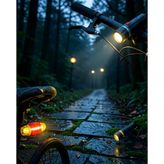 Led Bisiklet Işık Seti Ön Far Ve Arka Stop Lambası