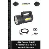 Led Fener Güçlü Aydınlatma Kamp Ve Acil Durum Seyyar Lamba Bahçe Lambası Çadır Işığı