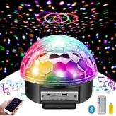 Led Kristal Disko Topu 220 V Usb Hoparlör