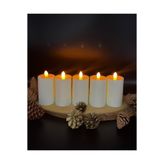 Led Mum 5 ADET BEYAZ BATOM 10 CM ÇAP 6 CM