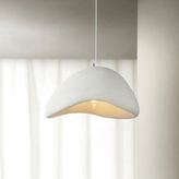 Led Projem Kaya Beton Tekli Sarkıt Avize Beton E27 Modern Avize - 30cm - Beyaz