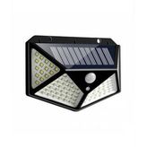 Led Solar Duvar Armatürü Beyaz Işık (Siyah)