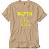LED Zeppelin Angel Krem Tişört Liyada