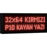 Ledgrafik 32x64 Cm Kırmızı Led Tabela 1