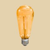 Ledx St-64 Rustik Star Desenli Ampül Amber