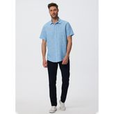 Lee Cooper Andre Erkek Dokuma Gömlek Mınt - Yeşil