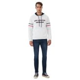 Lee Cooper Athel Erkek Kapüşonlu Sweatshırt Off Whıte