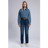 Lee Cooper Crop Kadın Jean Ceket Denim