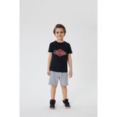 Lee Cooper Danny Erkek Çocuk Örme Şort Açık Gri Melanj - 10