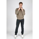 Lee Cooper Luke Erkek Dik Yaka Sweatshirt Vizon