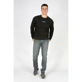 Lee Cooper Luken Erkek O Yaka Sweatshirt Siyah