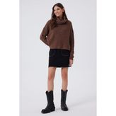 Lee Cooper Rosa Kadın Triko Kazak Kahve - M