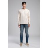 Lee Cooper Wayne Erkek O Yaka Sweatshirt Bej