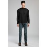 Lee Cooper Wayne Erkek O Yaka Sweatshirt Siyah