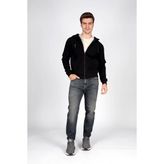 Lee Cooper Willy Erkek Kapüşonlu Polar Mont - Siyah