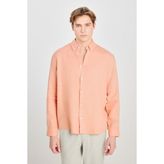 Lee Regular Fit Gömlek Turuncu Erkek Gömlek - 2XL