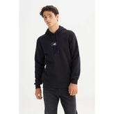 Lee Regular Fit Normal Kesim Siyah Erkek Sweatshirt