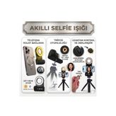 LEERFEI Akıllı Selfie Işığı - Çift Renk Beyaz TT154T4