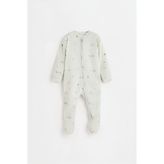LEFTIES Baskılı kadife tulum pijama