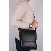 Legend Leather 4261 Siyah Hakiki Deri Erkek Postacı Çanta