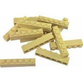 LEGO Aksesuar Custom Moc Creator Brick 1 X 6 Tuğla Tan Taba