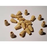 LEGO Aksesuar Moc Custom Cone 1 X 1 Tuğla Koni Taba