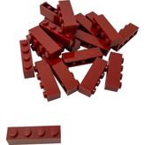 LEGO Creator Aksesuar Custom Moc Brick 1 X 4 Tuğla Bordo