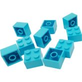 LEGO Creator Aksesuar Custom Moc Brick 2 X 2 Tuğla Medium Azure