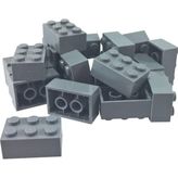 LEGO Creator Aksesuar Moc Custom Brick 2 X 3 Tuğla Açık Gri