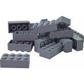 LEGO Creator Aksesuar Moc Custom Brick 2 X 4 Tuğla Açık Gri