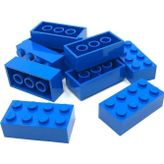 LEGO Creator Aksesuar Moc Custom Brick 2 X 4 Tuğla Mavi