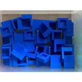 LEGO Creator Custom Moc Aksesuar Corner Panel 1 X 1 X 1 Köşe Tuğla Mavi