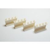 LEGO Creator Custom Moc Aksesuar Panel 1 X 4 X 2 Tuğla Duvar Beyaz