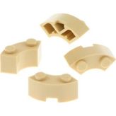 LEGO Creator Custom Moc Brick Round 2 X 2 Çeyrek Yuvarlak Tuğla Taba