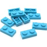 LEGO Creator Moc Custom Aksesuar Plate 1 X 2 Düz Tuğla Medium Azure