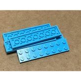 LEGO Creator Moc Custom Aksesuar Plate 2 X 8 Düz Tuğla Medium Azure