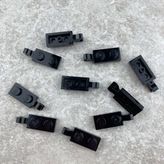 LEGO Custom Aksesuar Plate Modified 1 x 2 Clip Siyah Tuğla