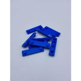 LEGO Custom Aksesuar Plate Modified 1 x 4 Stud Groove Mavi Tuğla